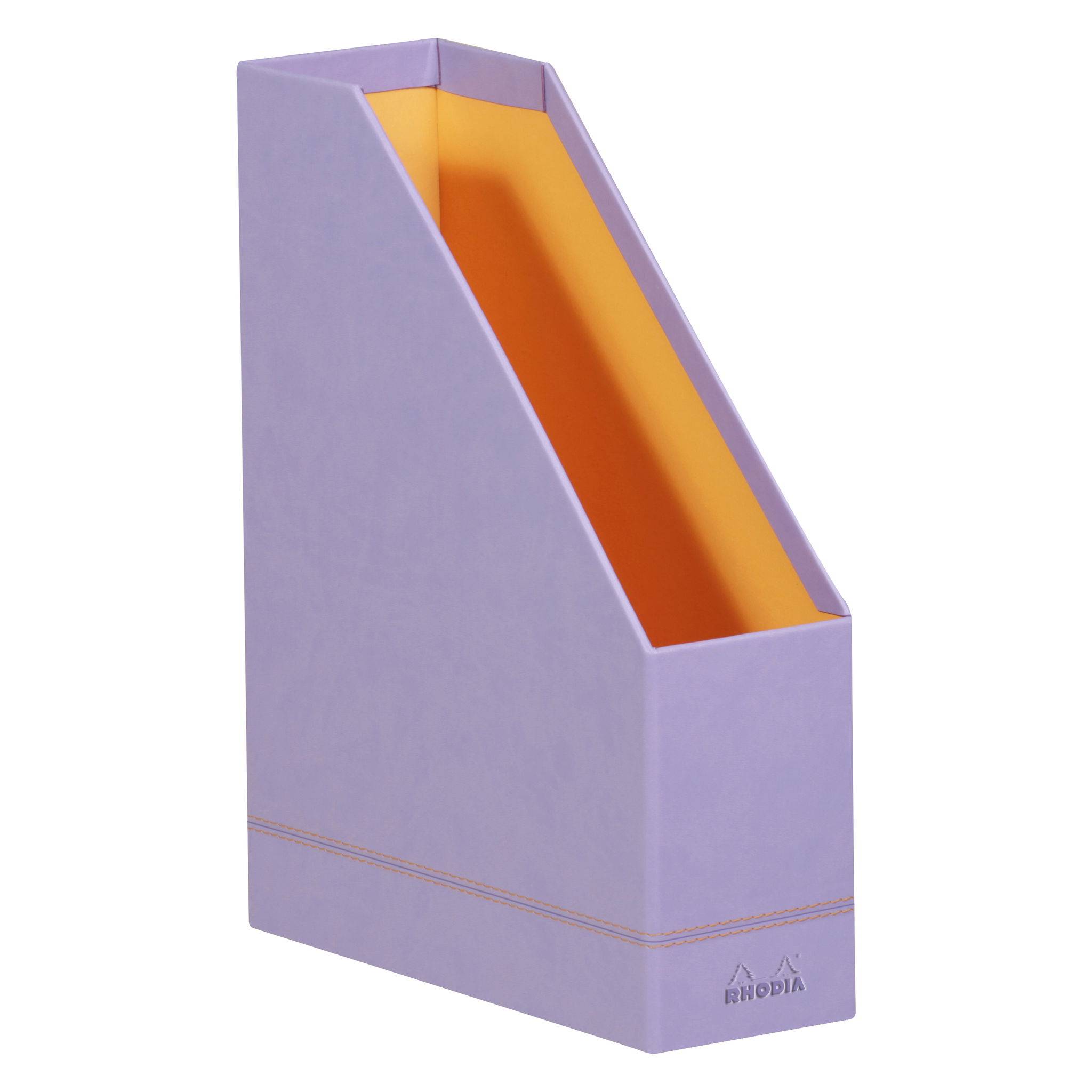 Rhodia Rhodiarama Stehsammler aus Kunstleder, 10x25x31cm - Schwertlilie 318839C