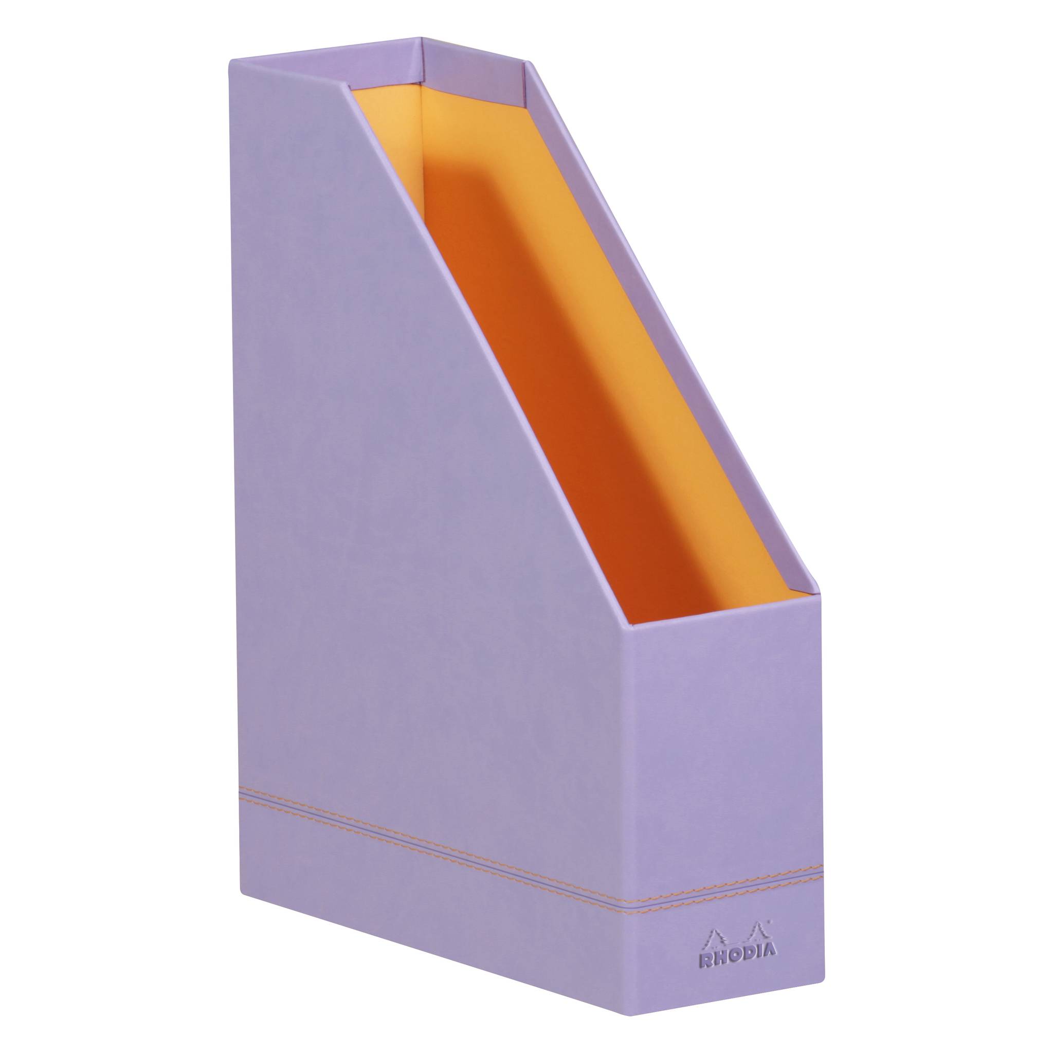 Rhodia Rhodiarama Stehsammler aus Kunstleder, 10x25x31cm - Schwertlilie 318839C