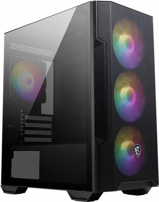MSI MAG FORGE M100R - microATX Tower - Seitenteil mit Fenster (gehärtetes Glas)