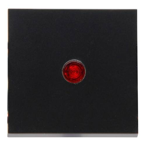 KOPP HK07 - Flächenwippe mit roter Linse (IP20) - in schwarz matt