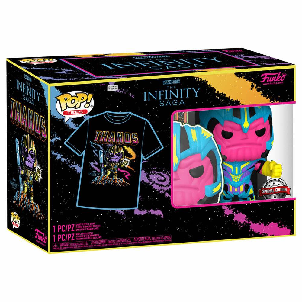 Funko Set Figur POP &amp; Tee Marvel Infinity Saga Thanos Exklusiv