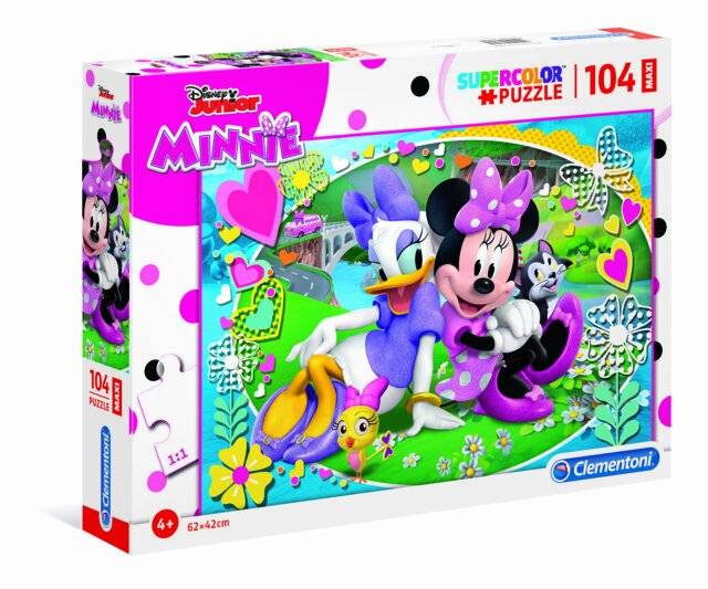 CLEMENTONI Puzzle Minnie und Daisy: Auf einem Ausflug MAXI 104 Teile