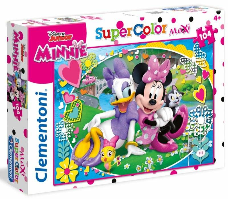 CLEMENTONI Puzzle Minnie und Daisy: Auf einem Ausflug MAXI 104 Teile