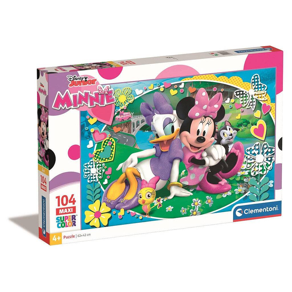 CLEMENTONI Puzzle Minnie und Daisy: Auf einem Ausflug MAXI 104 Teile