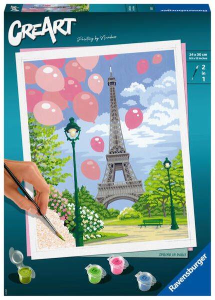 Ravensburger - Malen nach Zahlen - Spring in Paris