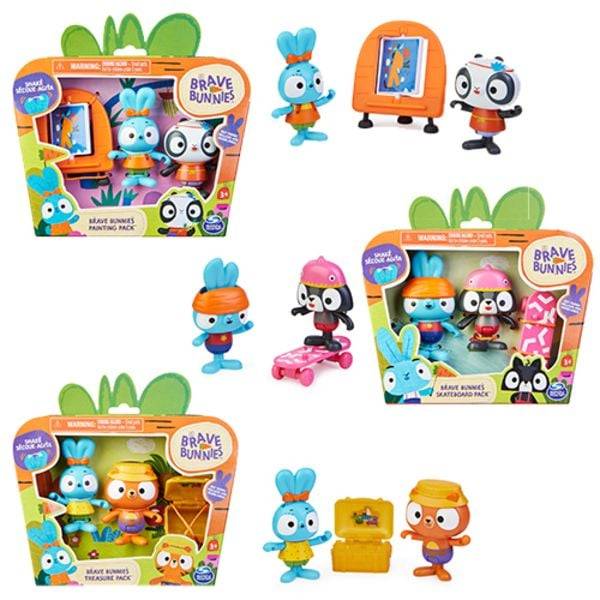BUN Brave Bunnies Figure 3 Pack