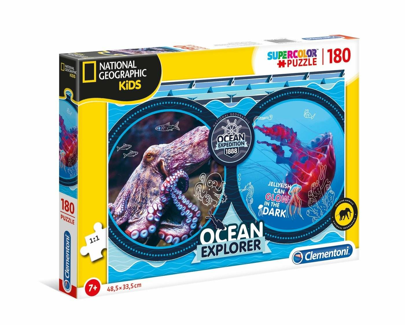 Clementoni 180Pcs Puzzle National Geographic Ocean