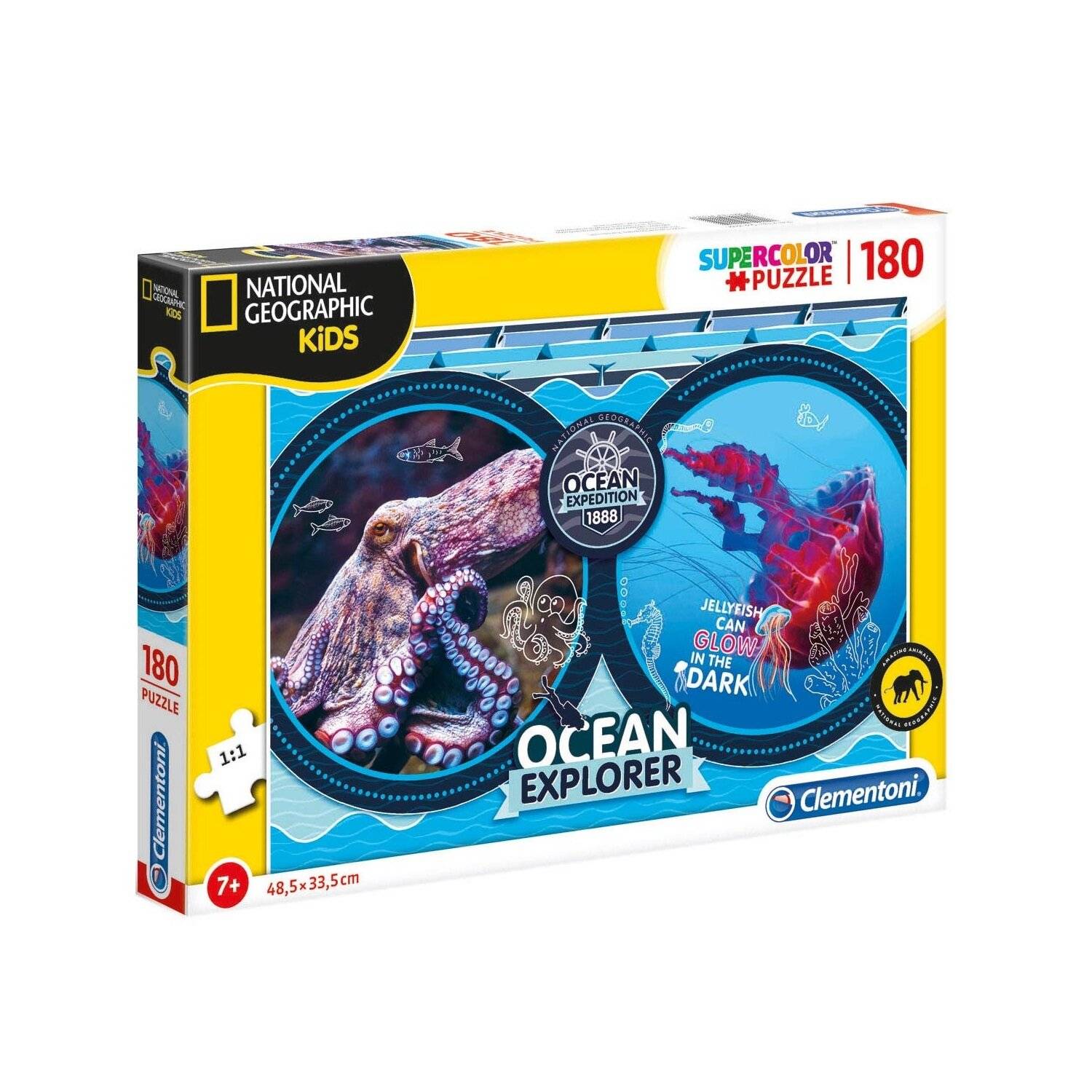 Clementoni 180Pcs Puzzle National Geographic Ocean