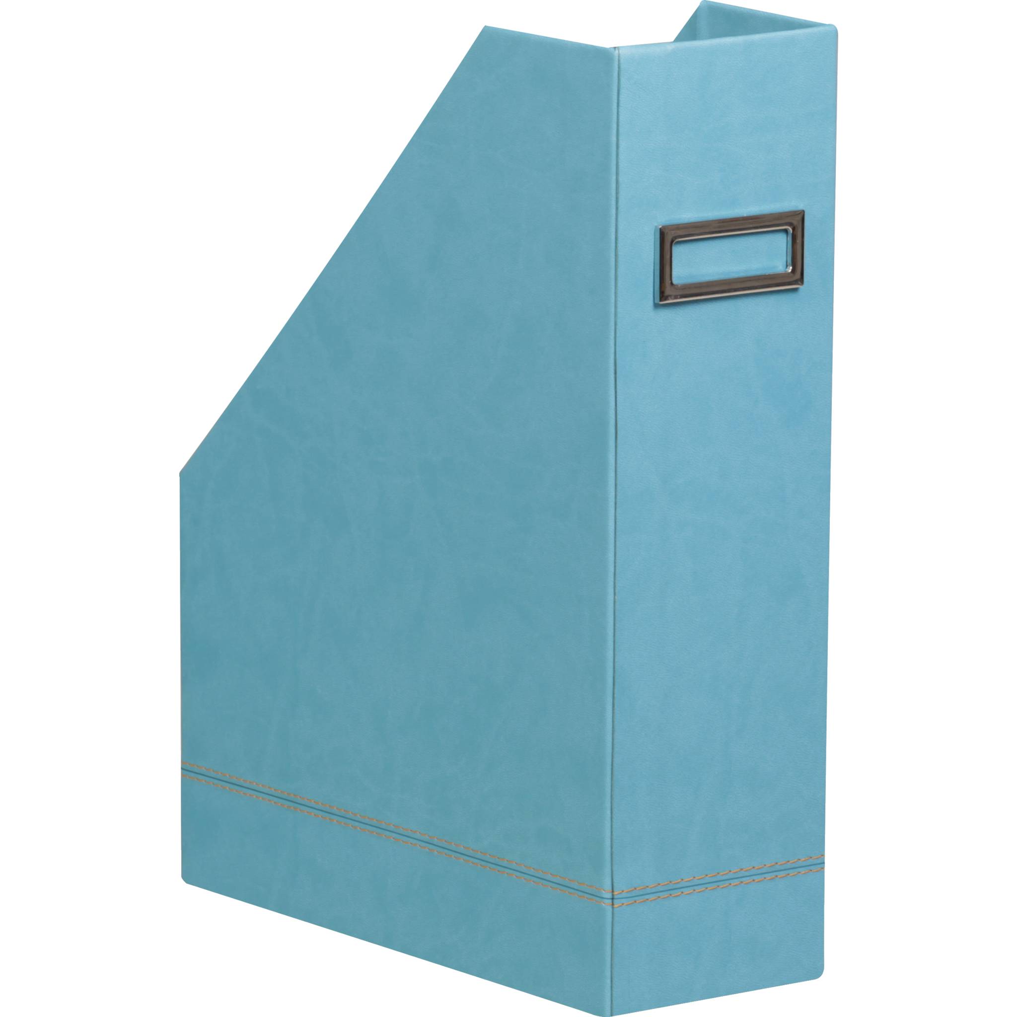 Rhodia Rhodiarama Stehsammler aus Kunstleder, 10x25x31cm - Türkis 318837C