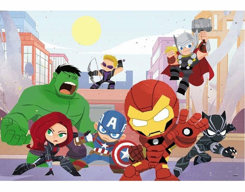 CLEMENTONI Play For Future Puzzle Marvel: Avengers 104 Stück