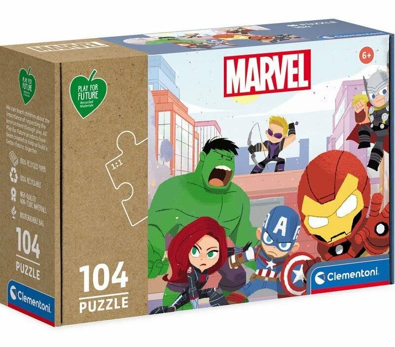 CLEMENTONI Play For Future Puzzle Marvel: Avengers 104 Stück