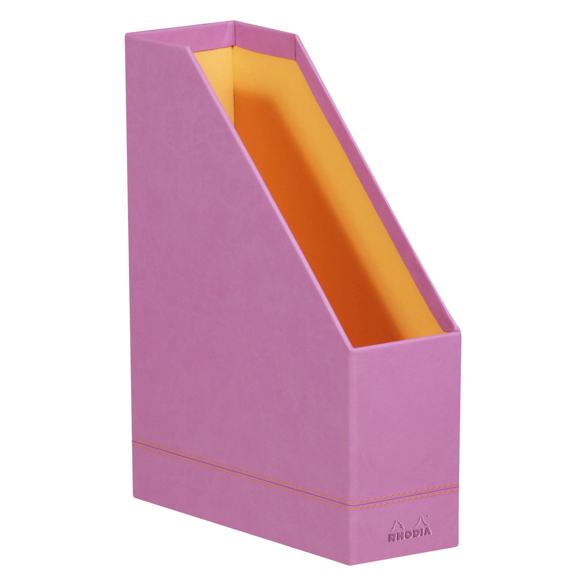 Rhodia Rhodiarama Stehsammler aus Kunstleder, 10x25x31cm - Flieder 318931C