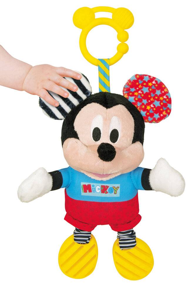 Disney Baby - Plüsch Mickey mit Beißring - Erste Aktivitäten