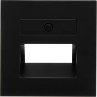 HEINRICH KOPP - HK07 - UAE-Abdeckung mit Schrägauslass fuer 1-2 Anschlüsse| IP20 - in schwarz