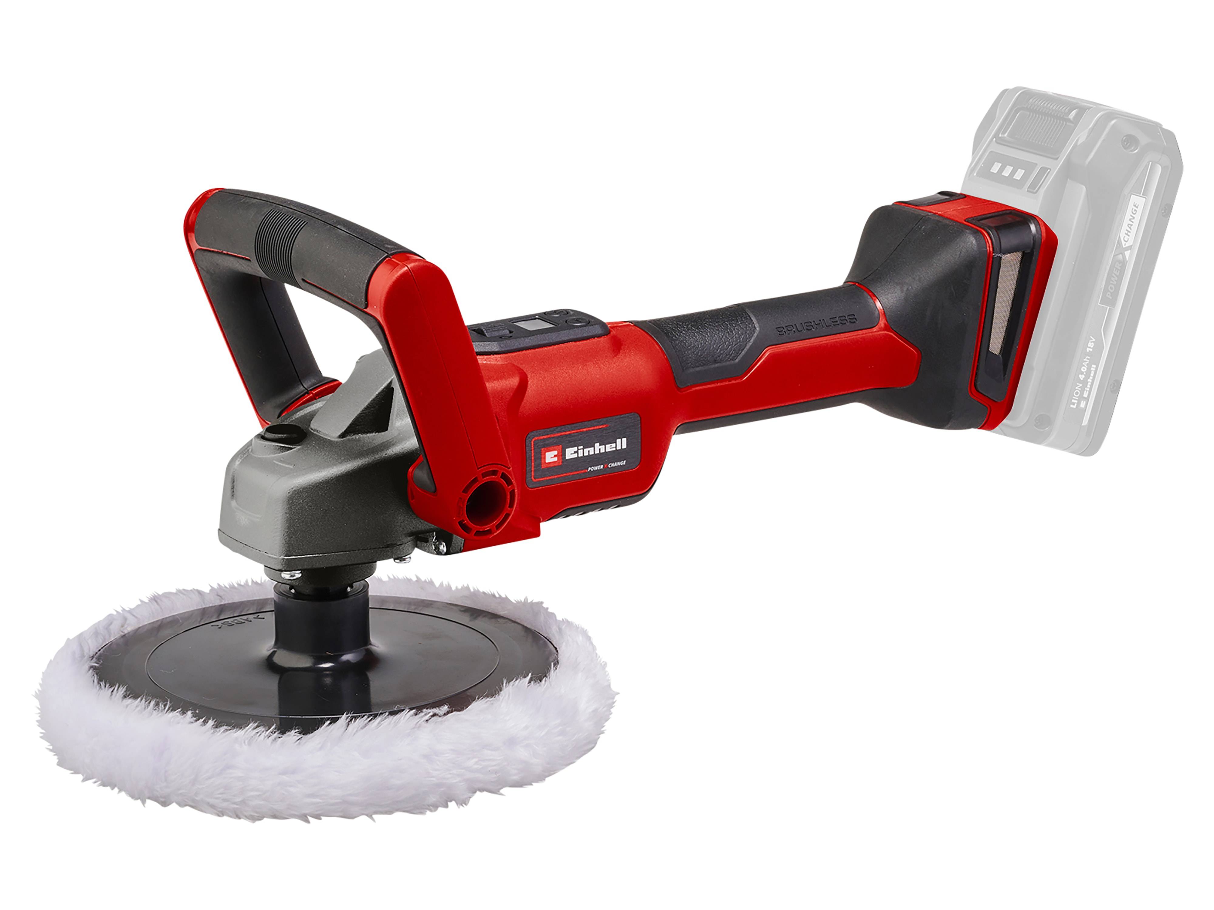 EINHELL Akku-Polier- und Schleifmaschine CE-CP 18/180 Li E Solo