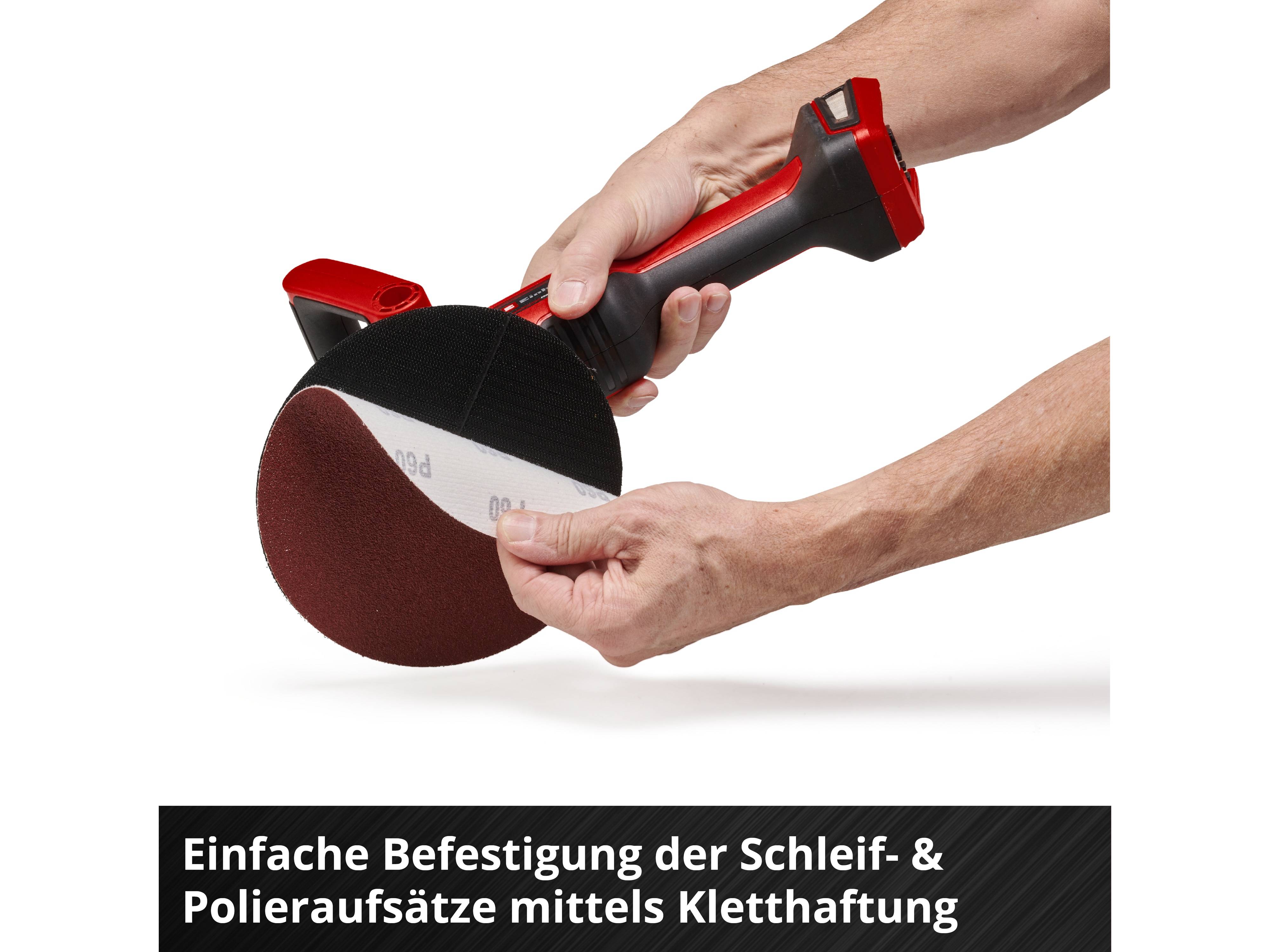 EINHELL Akku-Polier- und Schleifmaschine CE-CP 18/180 Li E Solo