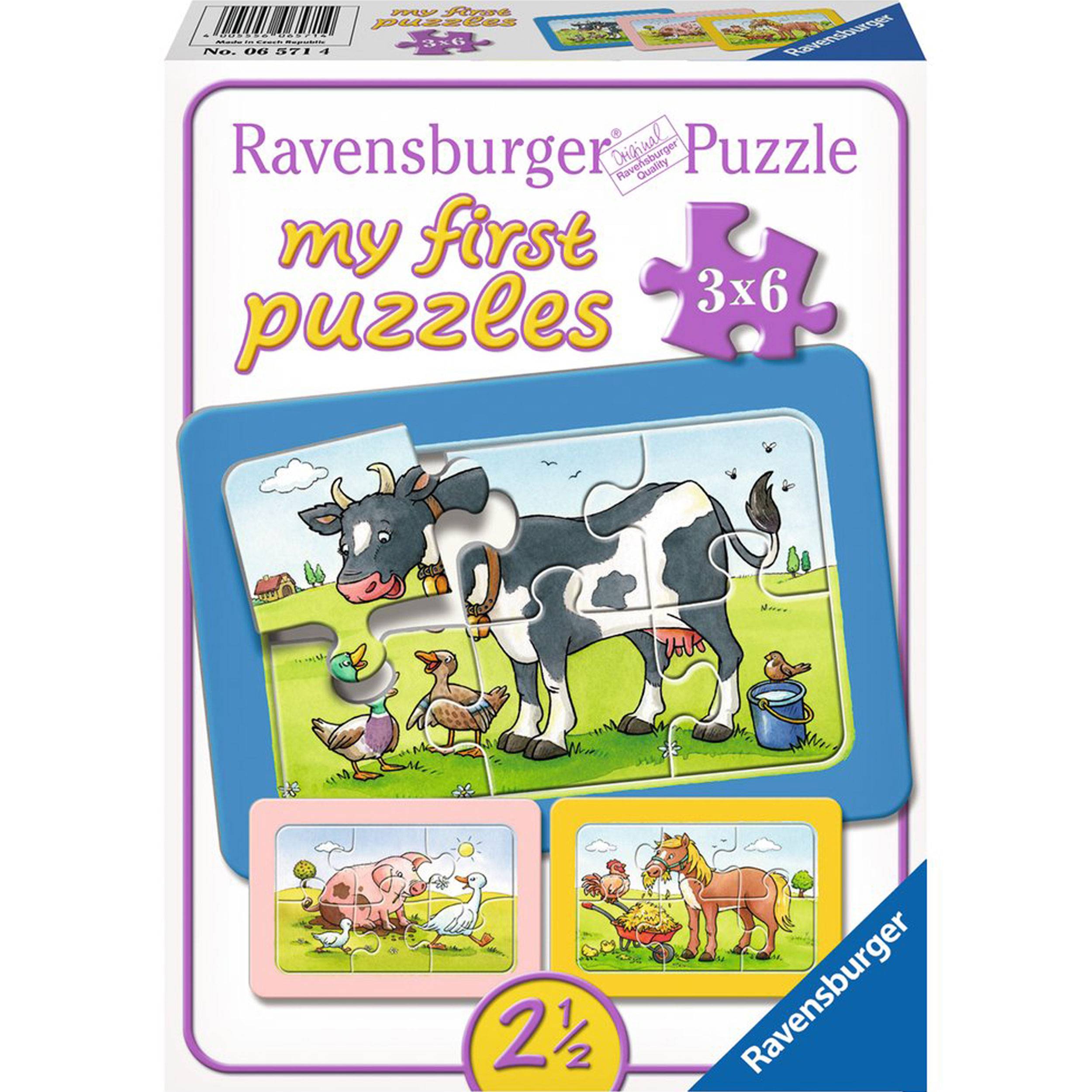 Ravensburger Puzzle Gute Tierfreunde, My First Puzzles, 6 Teile, 06571 4