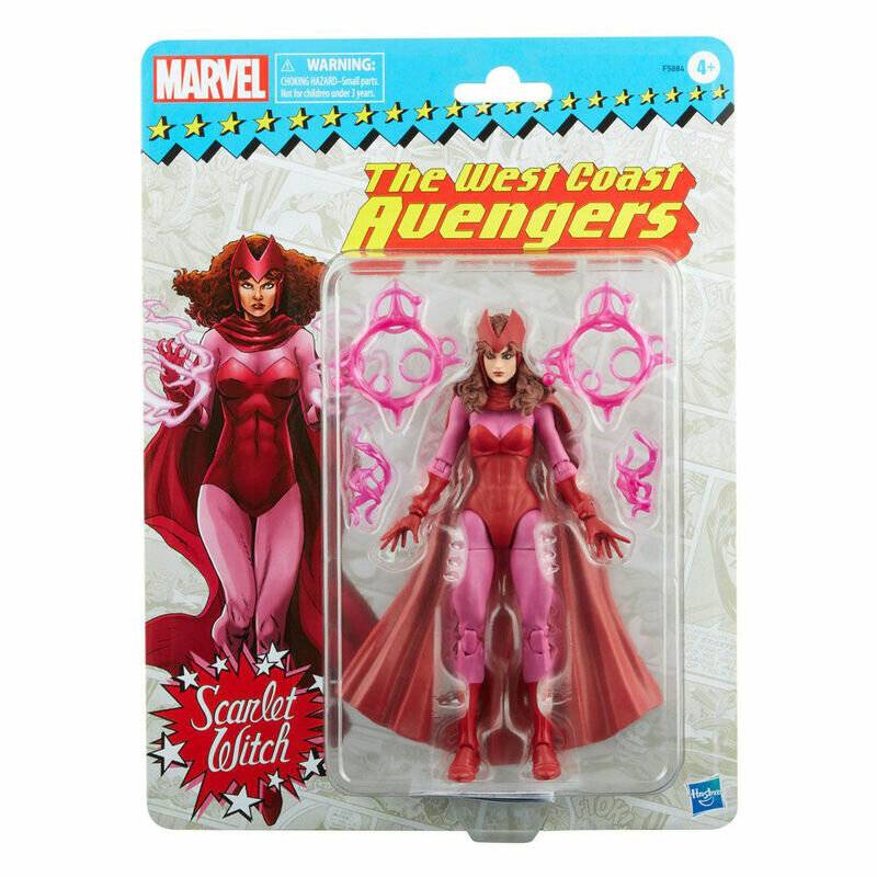 Marvel Legends Retro Scarlet Witch Figur 15cm