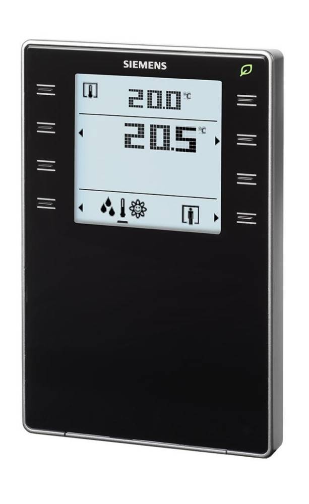 Ein digitales Thermometer mit der Anzeige '20,0°C', Symbolen für den Temperatursensor und eine Uhr. Schwarzes Gehäuse mit weißer Anzeige.