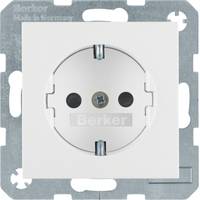 Hager 47231909, Typ F, Weiß, Kunststoff, Thermoplast, 250 V, 16 A, 50 - 60