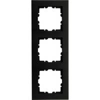 KOPP Abdeckrahmen HK07 PURE 3-fach schwarz matt