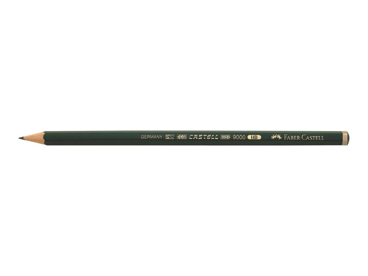 FABER-CASTELL CASTELL 9000 - Bleistift - HB (Packung mit 12)