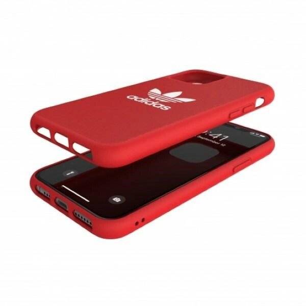 Adidas Moulded Case Canvas iPhone 11 Pro - Rot