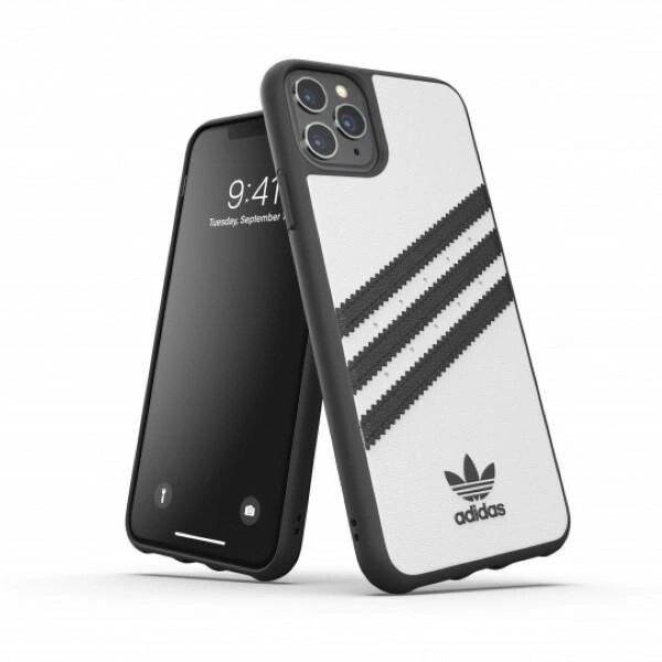 Adidas Moulded Case PU iPhone 11 Pro Max - Weiß Schwarz