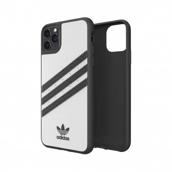 Adidas Moulded Case PU iPhone 11 Pro Max - Weiß Schwarz