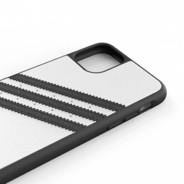Adidas Moulded Case PU iPhone 11 Pro Max - Weiß Schwarz
