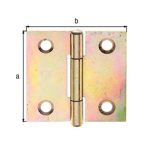 Gust. Alberts GmbH & Co. KG Scharnier H.31mm B.31mm S.0,75mm STA sdmverz.quad.GAH 345969