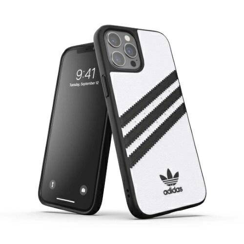 Adidas OR Moulded Case PU iPhone 12 Pro Max - Weiß/Schwarz