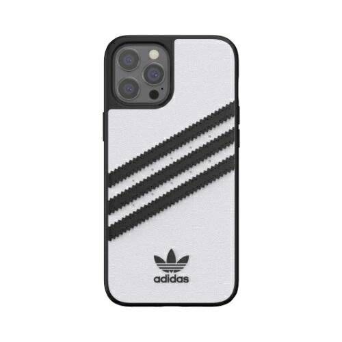 Adidas OR Moulded Case PU iPhone 12 Pro Max - Weiß/Schwarz