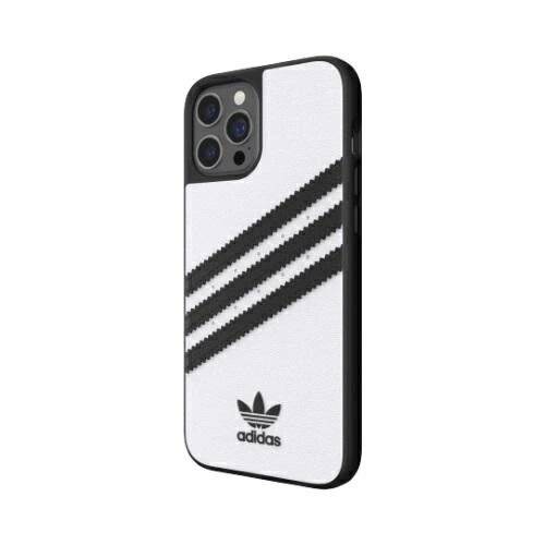 Adidas OR Moulded Case PU iPhone 12 Pro Max - Weiß/Schwarz