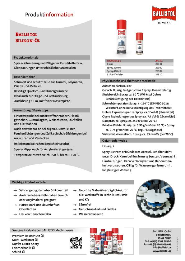 Harzlöser 5l Kanister BALLISTOL