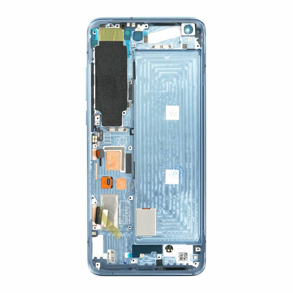 Display-Einheit + Rahmen für Xiaomi Mi 10 (C-Version) twilight grey