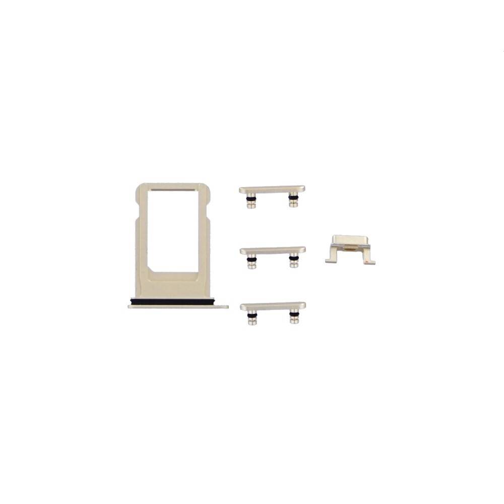 für iPhone 7 Akkufachdeckel Backcover gold Rückseite Kameraglas