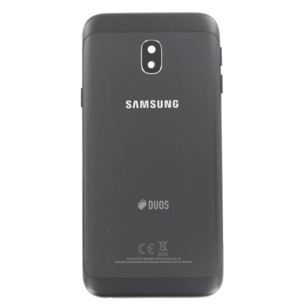 Original Samsung Akkufachdeckel Galaxy J3 2017 DUOs J330F - Schwarz GH82-14891A