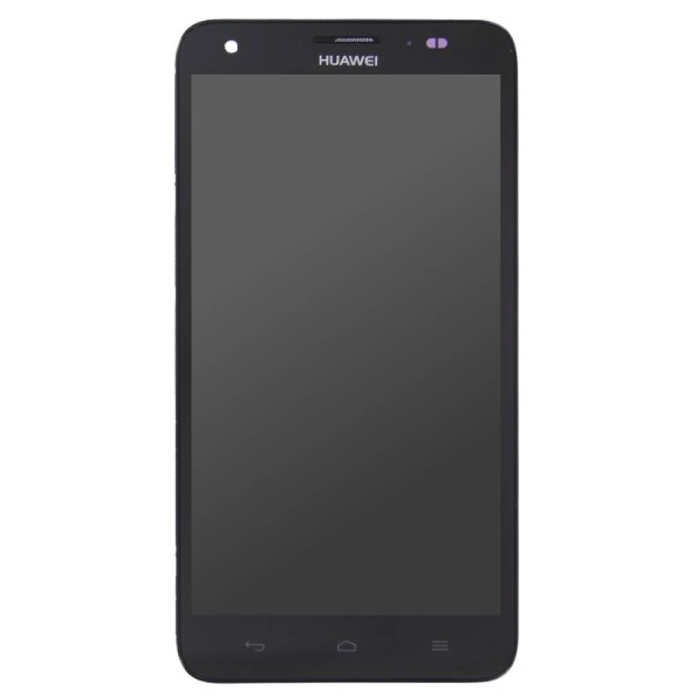 Display für Huawei Honor 3X LCD + Rahmen Schwarz Bildschirm Touch