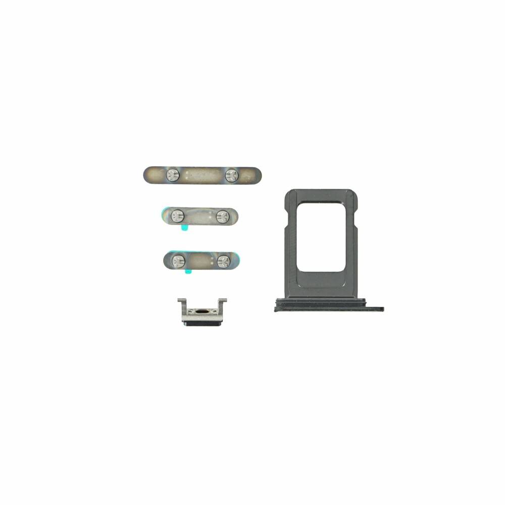 Tasten Set für iPhone 11 Pro Max grün Ersatz Button Knopf Taste Stummschalttaste