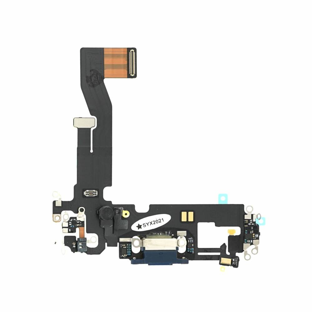 Ladebuchse für iPhone 12 Blau Dock Connector Flex