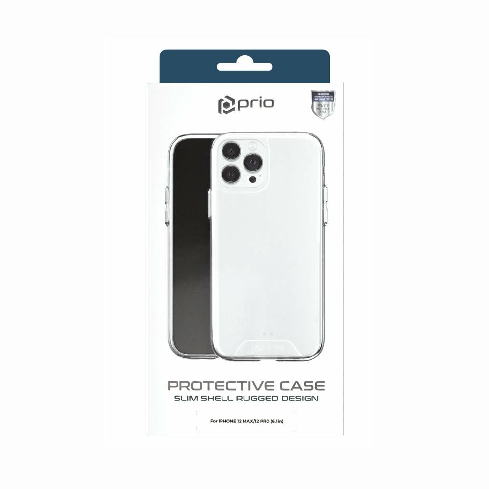 prio Schutzhülle / Case für iPhone 12 / 12 Pro klar