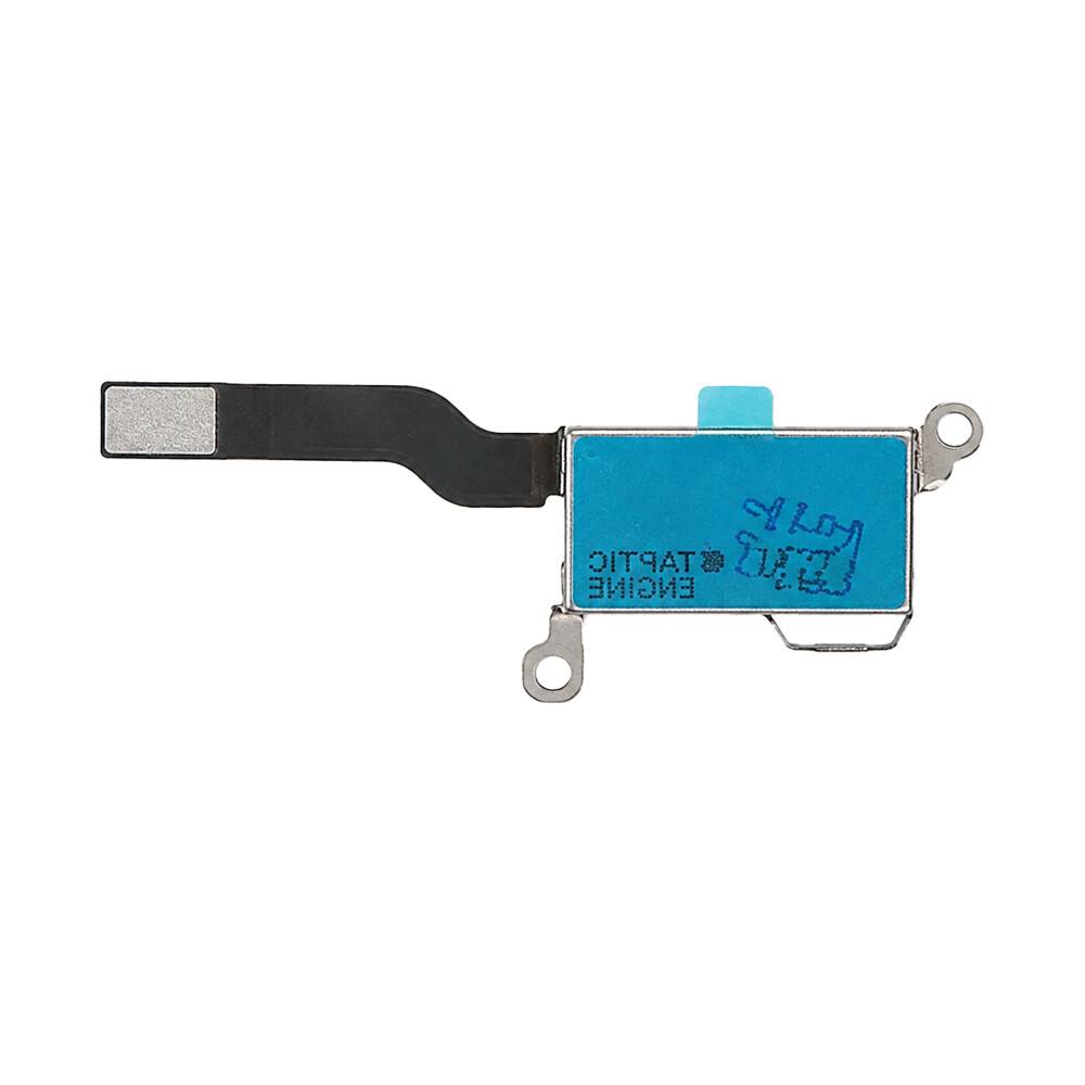 Kleiner elektronischer Schalter oder Sensorbauteile mit blauem Metallgehäuse, schwarzem flexiblem Arm und Montagelaschen auf weißem Hintergrund.