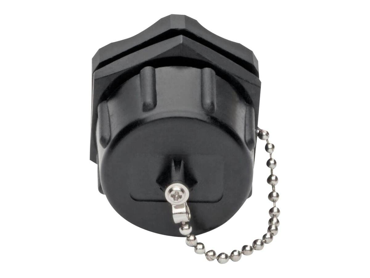 EATON TRIPPLITE RJ45 Bulkhead Coupler for Cat5/Cat6 Female to Female Shielded Industrial Dust Cap