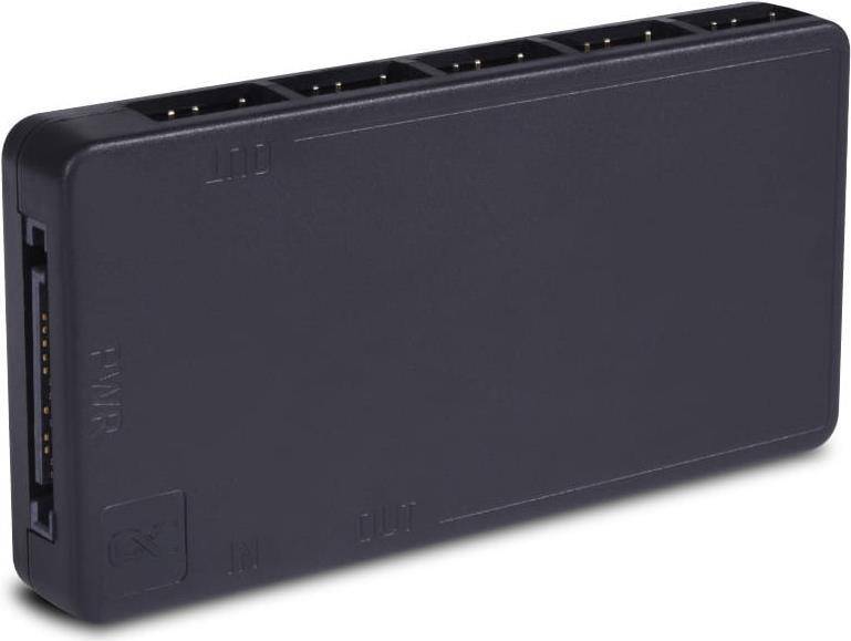 Alphacool Core 11x 3-Pin DRGB Splitter mit SATA-Stromanschluss (25669)