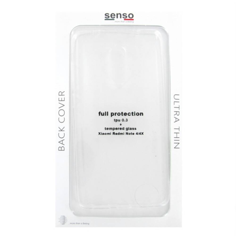 Original Senso Bumper Handyhülle Xiaomi Redmi Note 4 4X Schutzhülle SEFPXIAN4TR