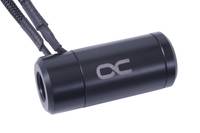 Alphacool 17558, Durchflussanzeiger, Acetal, Schwarz, 1/4"", 58 mm, 25 mm