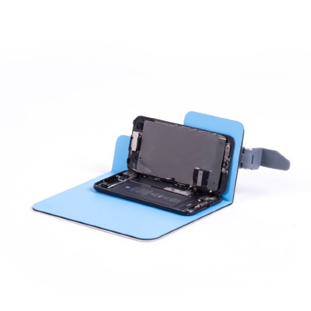 Original Bildschirmstütze mit verstellbarem Arm für iPhone iPad Blau CFT-60655