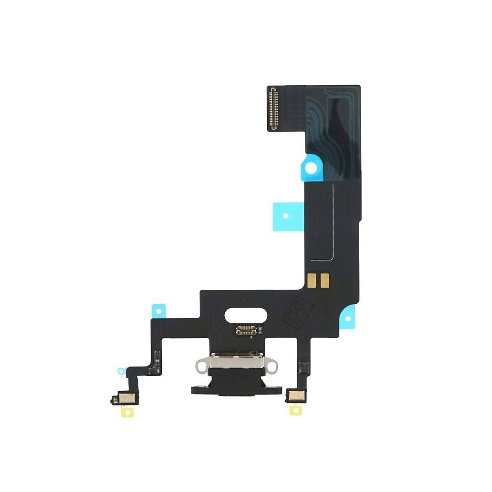 Ladebuchse für iPhone XR Schwarz Dock Connector Flex Ersatz