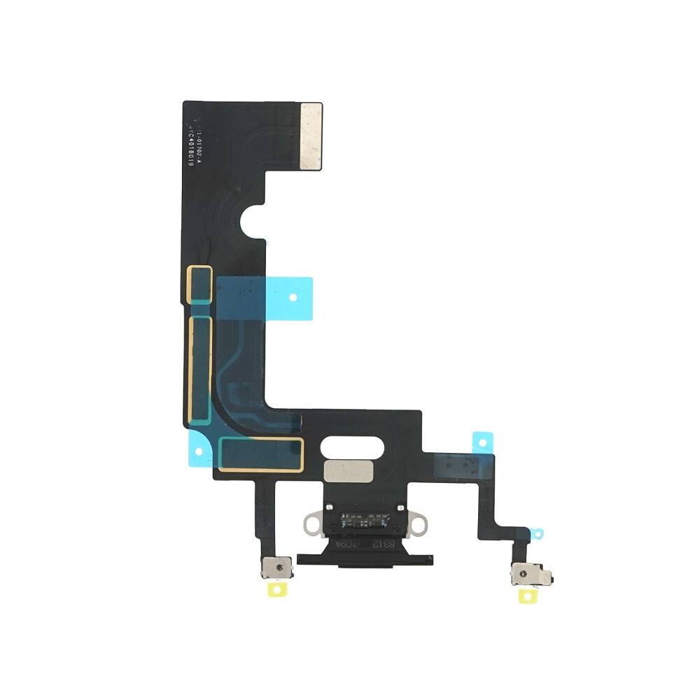 Ladebuchse für iPhone XR Schwarz Dock Connector Flex Ersatz